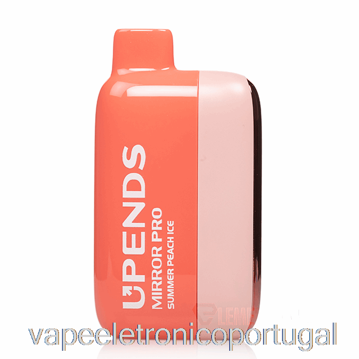 Vape Eletrônico Upends Mirror Pro 12000 Descartável Verão Pêssego Gelo